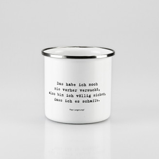 Emaille Tasse PIPPILOTTA